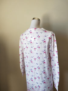 Slenderella cotton jersey long sleeved nightie Australia | knit cotton winter nightie Australia | plus size winter nightie Australia