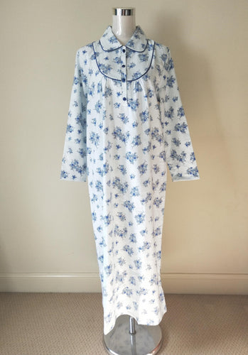 Slenderella Long Cotton Flannelette Nightie ND88212