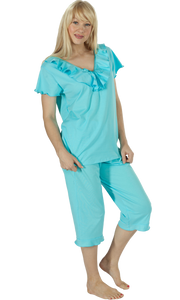 Vikki James Romance Cotton Jersey Pyjama Set - Matilda Jane Lingerie & Sleepwear