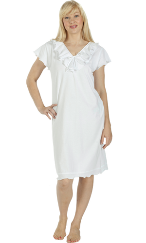 Vikki James Romance Cotton Jersey Nightie - Matilda Jane Lingerie & Sleepwear