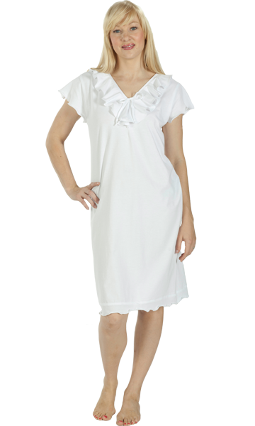 Vikki James Romance Cotton Jersey Nightie - Matilda Jane Lingerie & Sleepwear
